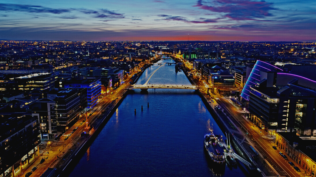 Dublin by night